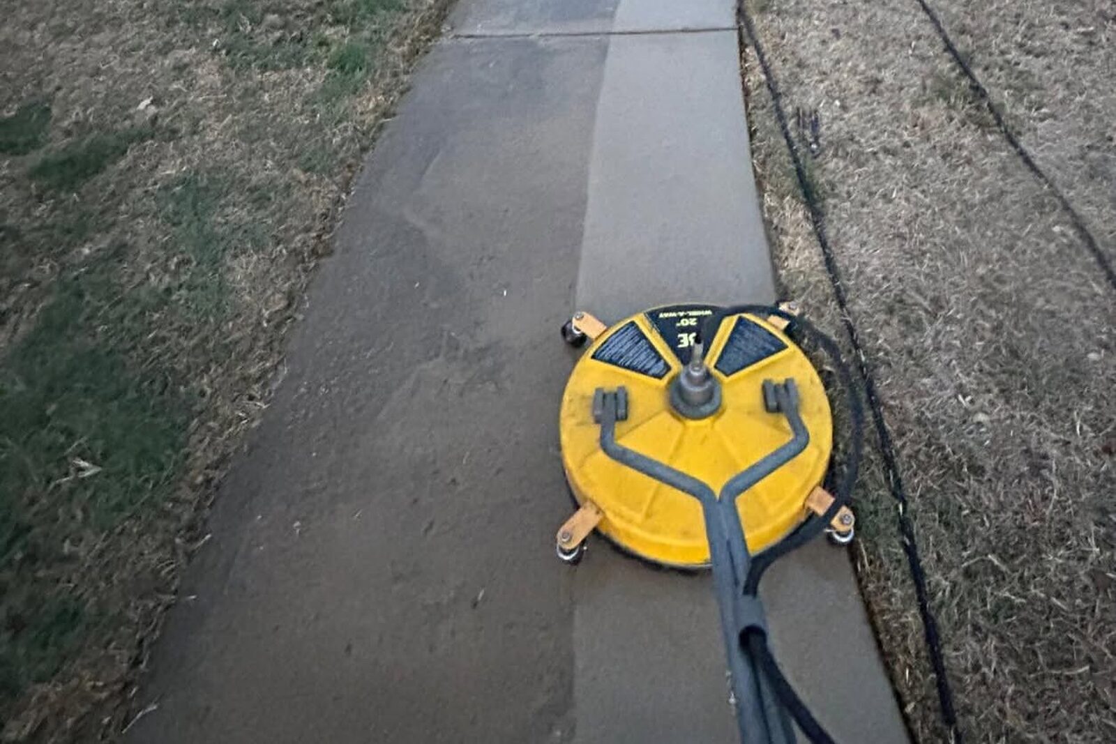 Mayo Pressure Washing at work
